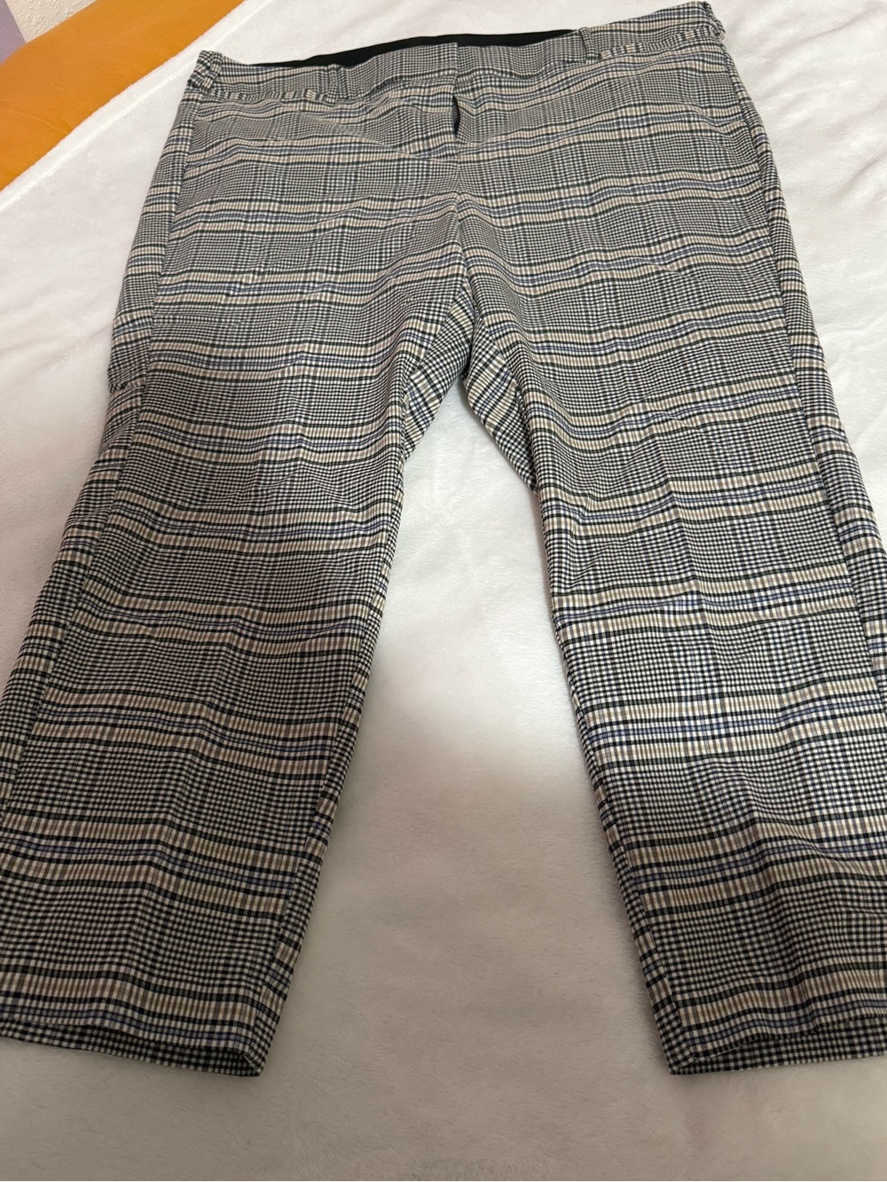 Lane Bryant Black & White Glen Plaid Dress Pants
